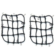 2X RC Auto Teile Zubehör Elastisches Gepäck Netz für 1/12 MN D90 D99 MN99S, Schwarz