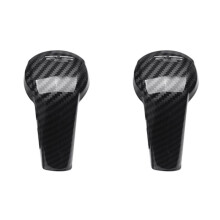 2X Gear Shift Knob Cover Trim for Cx-5 Cx5 2017 2018 Automatic Transmission Car Gear Shift Knob Carbon Fiber Color