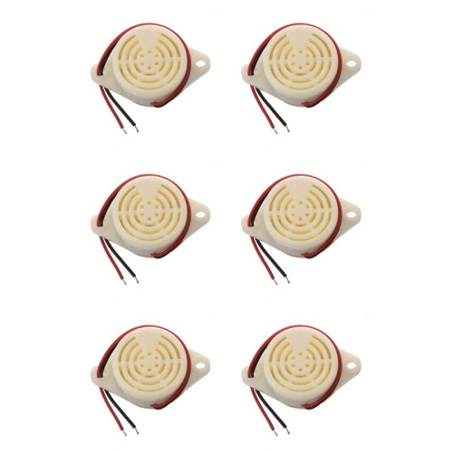 6X SFM-27  3-24V 12mA Sonore Continu Industrielle Electronique Buzzer