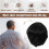 Mens short straight Black Daily life full wig 2