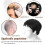 Mens short straight Black Daily life full wig 5