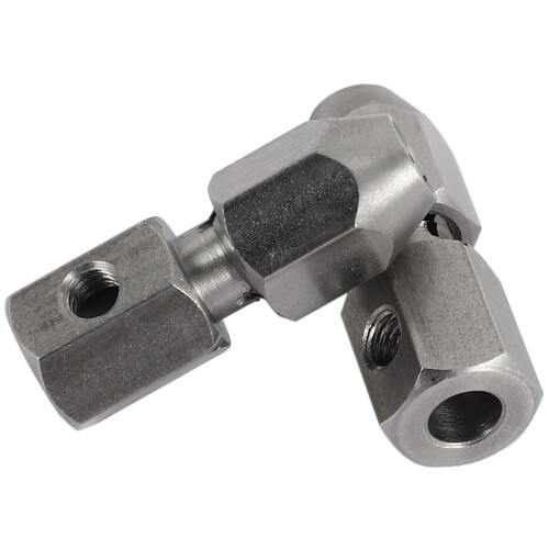 2Pcs RC Boat Flexible Coupling CNC Stainless Steel Flex Collet Coupler,5X4Mm 1