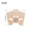 Adjustable Violin Bridge Maple,4/4 Size Violin Fitted Bridge Parts For 4/4 Size Violin 7