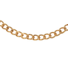 Bronze Segeltuch Boot Halskette Taschen Kette Quarz Anhänger Uhr Gold