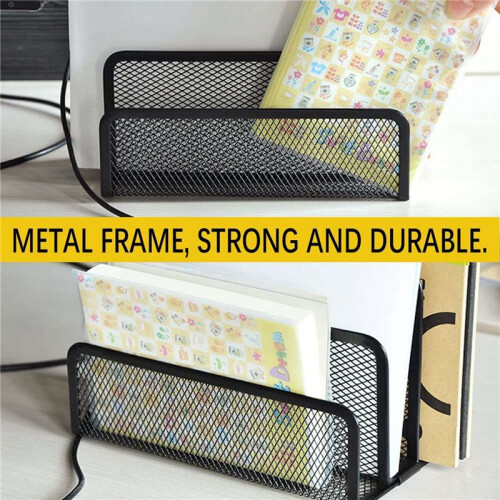 5X Desk Mail Organizer Small File Holders Letter Organizer Document/Filing/Folders/Paper Organizer for Desktop 2
