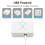 2X Tuya Zigbee Human Presence Detector with Holder  Human Body PIR Sensor MmWave  Microwave Motion Sensor 3
