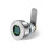 Fingerprint Cabinet Lock for Indoor Use, Secure Mailbox & Drawer Silver 1