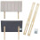 Headboard Struts Legs Wood Multi Fix Slotted Strut 4
