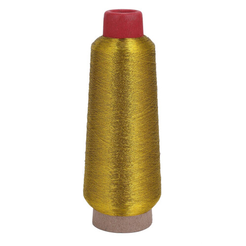 Computer -stitch Embroidery Threads 3000M Sewing Thread  Textile Metallic Yarn Woven Embroidery  Golden