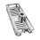Lifting Shower Shelf Rectangle Detachable Storage Tray Rack Plastic Holder Kitchen Bathroom Accessories(25mm) 1