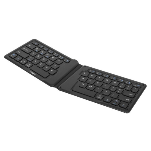 Targus Targus Folding Ergonomic Keyboard Bluetooth Wireless Connection for Laptop, Tablet, Smartphone Antimicrobial (UK)