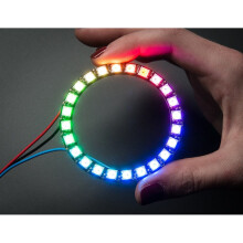 Adafruit (PID 1586 NeoPixel Ring - 24 x 5050 RGB LED with Integrated Drivers