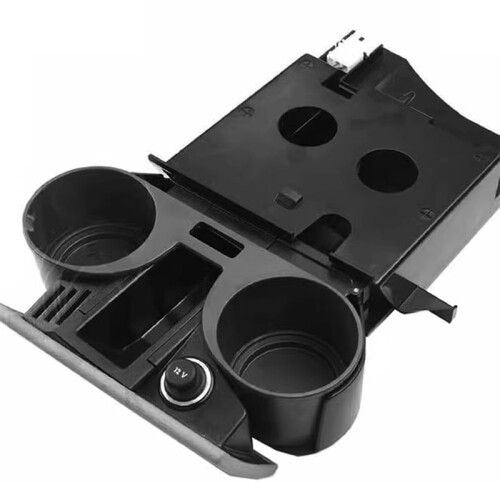 For  Transporter T5 2003 2004-2015 Car Interior Water Proof Console Cup Holder Insert Double Hole Holder Plastic Part 2
