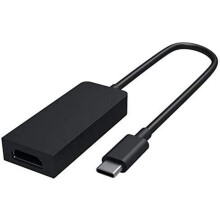Microsoft HFP-00003 USB-C HDMI Cable Adapter Black â“ Cable Adapter (USB-C, HDMI, Male Connector/Female Connector, Black)