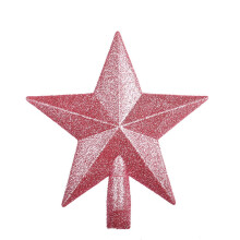 Étoile de Noël YUEHAO rose pâle à paillettes, 15 cm, compatible avec les décorations de sapin de Noël en liquidation