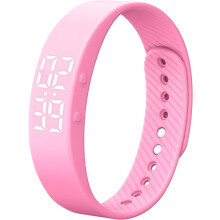 Fitness hodinky bez Bluetooth, krokoměr, počítadlo kalorií, sledovač vzdálenosti a aktivity, LED alarm, IP65, voděodolné