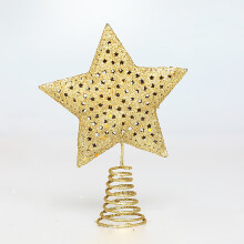 Liquidation ! Étoile scintillante WOCACHI pour sapin de Noël, mini étoile pour décorer un petit sapin.