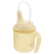 Cană de plastic Eease pentru adulți cu mâner, cană de băut, rezistentă la vărsări, cupe pentru disfagie