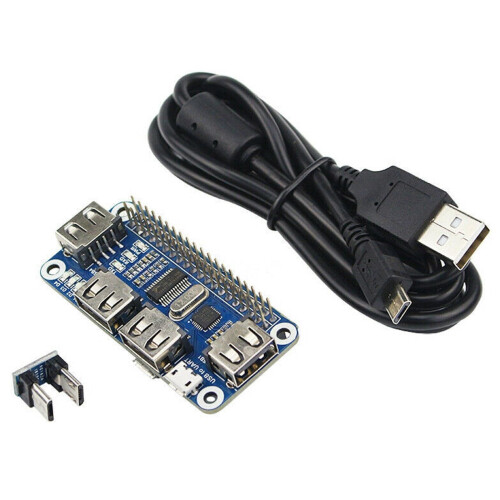 Placa Hub USB Compacta GUYUTING com UART para Raspberry Pi - 4 Portas de Expansão para Comunicação Serial Aprimorada 2