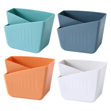 Mizh4Pcs Estuches de papelería para pared, estuches para lápices, gomas de borrar y bolígrafos (colores surtidos)