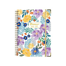 SUSHANG Intelligent5Minute Journal2024 - Gratitudine quotidiana, consapevolezza e riflessione con affermazioni, blocco note A5, compatibile con