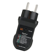 Probador de enchufes MoreChioce para electricistas: detecta problemas de cableado, detector de tomas de corriente alterna y enchufes.