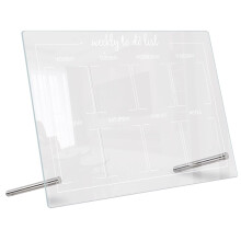 Tablă albă magnetică pentru frigider, cu ștergere uscată, mesaj acrilic, memo, birou, transparent, scriere multifuncțională