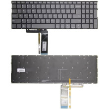 Uusi musta englanninkielinen taustavalaistu kannettavan tietokoneen näppäimistö (ilman kämmentukea), yhteensopiva Lenovo ThinkBook15-IML15-IIL