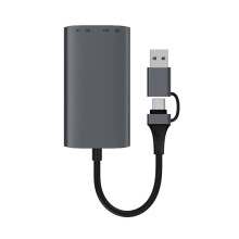 jixopn HD naar USB 3.0/Type C video-converter 4K HD loop-out game-opname voor YouTube Live