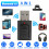 Bluetooth 5.0 Transmitter Modtager 4IN1 Trådløs Lyd 3,5 mm Jack Aux Adapter 2