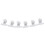 6Pcs/Set Rusian C Curve Nail Pinching Clips Multi Function Tool Acrylic Nails Pinchers Transparent 1