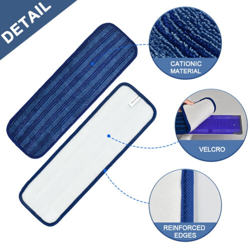 Lingettes réutilisables pour balai Swiffer PowerMop, en microfibre, lavables. 2