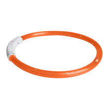 EQWLJWE Hundehalsbånd - Klippbart Vannavstøtende Glødende Hundehalsbånd Lysende, USB Oppladbart Kjæledyrhalsbåndsløkke for Små, Mellomstore,