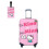Capa protetora elástica e lavável para malas de viagem Hello Kitty, compatível com a maioria das malas rígidas de 25 a 28 polegadas, com zíper 1