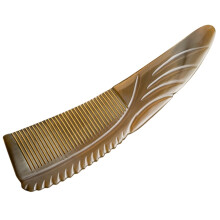 Hřeben z rohu Ox Comb, hřeben na pokožku hlavy, rozčesávací hřeben z rohu Ox Comb, ženský hřeben z rohu pro domácnost
