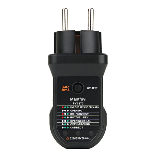 MoreChioce Socket Tester Elektriker Upptäcker Ledningsproblem Detektor AC Strömuttag Socket Tester 2