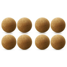 Lot de 8 bouchons en liège en forme de boule, pour carafe ou bouteille de vin.