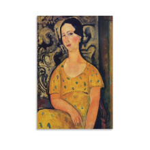Reproduction d'une peinture d'Amedeo Modigliani (22) - Affiche sur toile - Décoration murale - Art moderne - Cadeau - 40 x 60 cm (16 x 24 pouces)