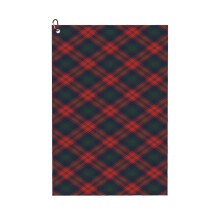 Kerst geruite golfhanddoek voor heren, microvezel wafel golfhanddoek, golfaccessoires, kerstcadeau, verjaardagscadeau