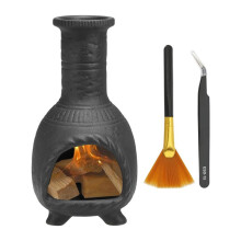 Incense Burner, Ceramic Incense Holder Santo Holder Ash Catcher with Cleaning Brush Tweezer Decorative Bowl