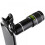 Lente teleobjetiva com zoom de 20x para celular, compatível com iPhone, Samsung e Android, telescópio monocular com tripé. 1