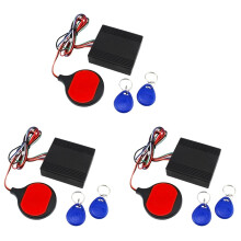 3X Anti Theft Motorcycle Hidden Lock System with Engine Cut Off Immobilizer IC Card Alarm Invisible Anti-Steal Lock
