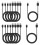 USB C-kabel i bulk, 1,8 m, 10-pack, typ C-telefonladdare 1