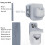 Wall-Mounted & Desktop Charging Dock for Meta Quest 3 VR Headset and Controllers, Charging Base Stand Station 2