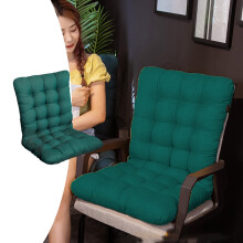 Cojín para mecedora Staron (verde), almohadilla antideslizante de pana gruesa y ultrasuave, para muebles de interior y exterior, compatible con la