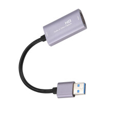 Videocapturekaart USB 3.0, HD-audiocapturekaart, 4K 60FPS game real-time streaming videorecorder.