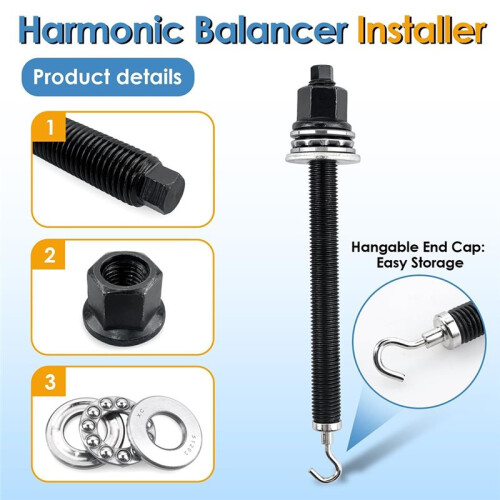 Harmonic Balancer Puller Tools Set Auto Quickly Removes 551141 Harmonic Balancer + 25264 Puller for 2
