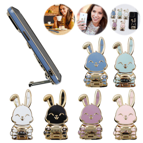 Βάση δαχτυλιδιού τηλεφώνου Kayannuo Easter Clearance Rabbit, βάση στήριξης ABS με ηλεκτρολυτική 2