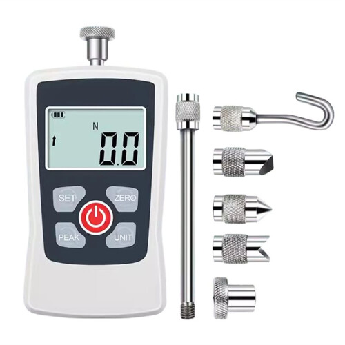 300N Digital Force Gauge Push Pull Gauge Portable Force Meter with Storage Case Auto Backlit LCD Power-Off