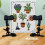 2pcs Embroidery Hoop Holder,Adjustable 360 Rotated  Stitch Lap Stand Table Kit Clamp Hand Free Needlepoint Support 8